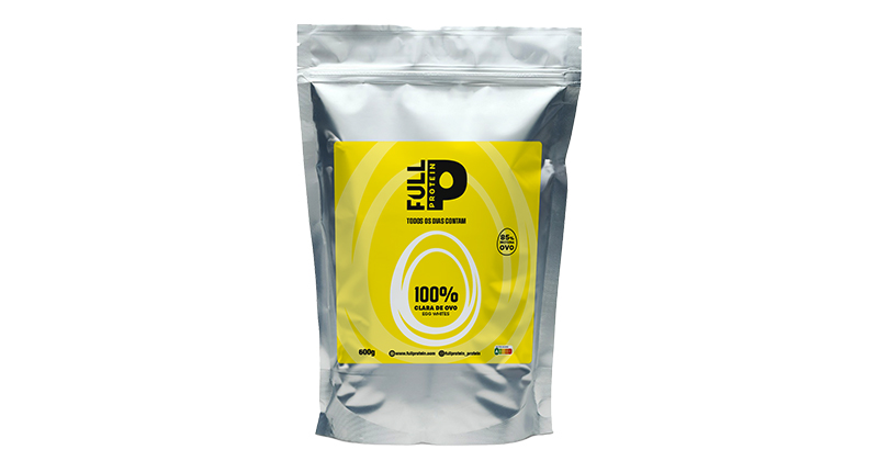 clara de ovo em pó fullprotein