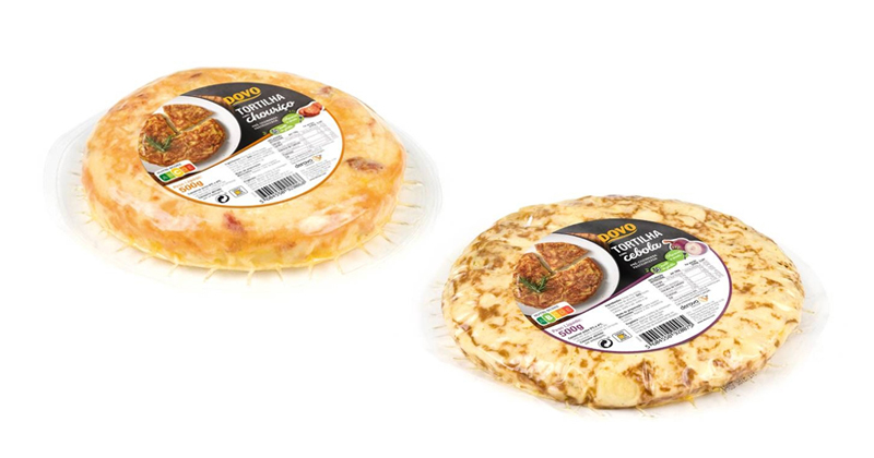 Tortilha de cebola e chouriço