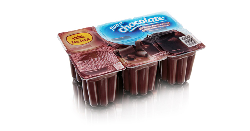 flan de chocolate reina derovo