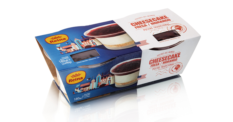 cheesecake morango reina derovo